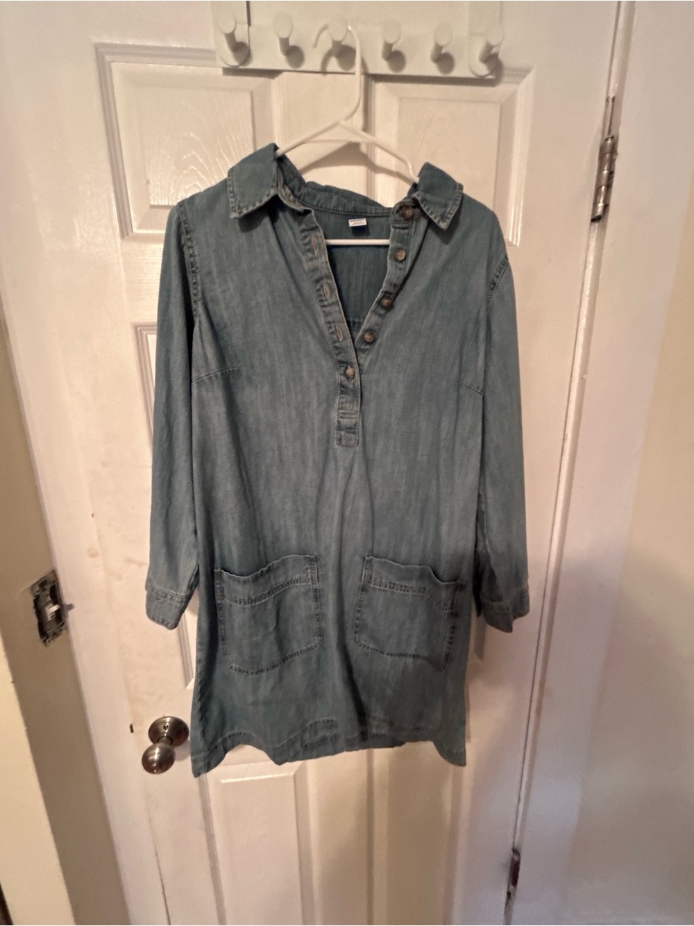 Old Navy Light Blue Denim Tunic Jacket